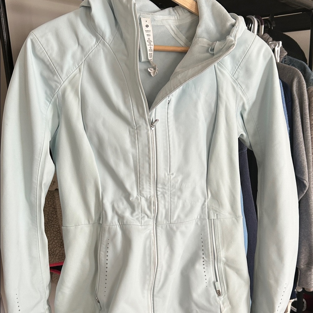 Lululemon Athletica Light Blue Ski Jacket